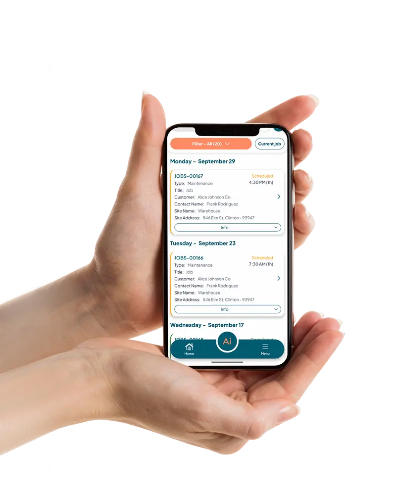 The Smartest Pocket Assistant for Every Trade - Automio Job Management Software The Smartest Pocket Assistant for Every Trade - Automio Job Management Software