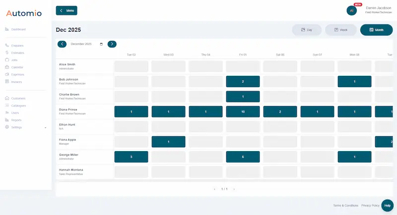 Easy Scheduling Built for Real Contractor Workflows Easy Scheduling Built for Real Contractor Workflows