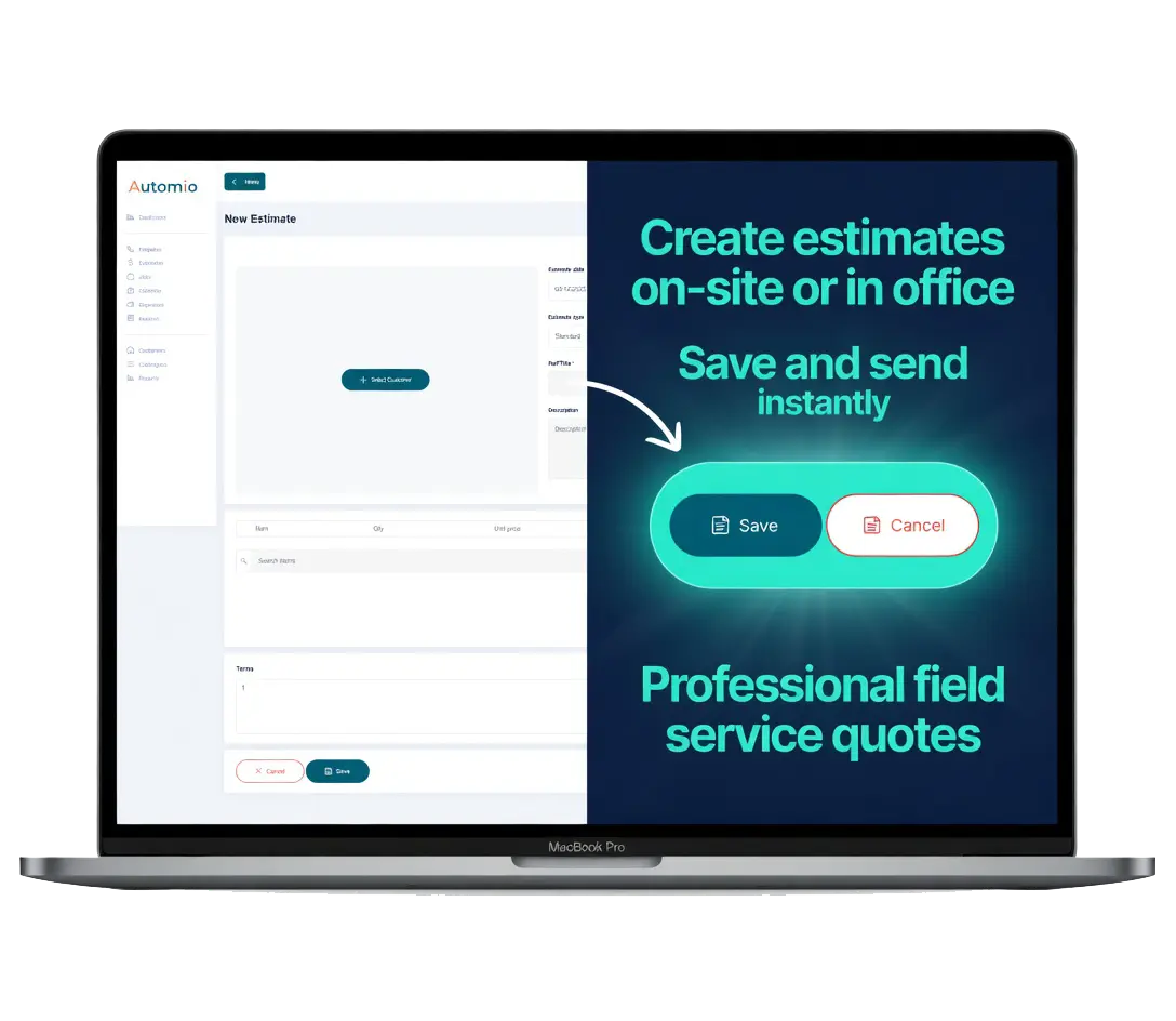 Quick and Accurate Estimates for Field Service Jobs Estimates for Field Service Jobs
