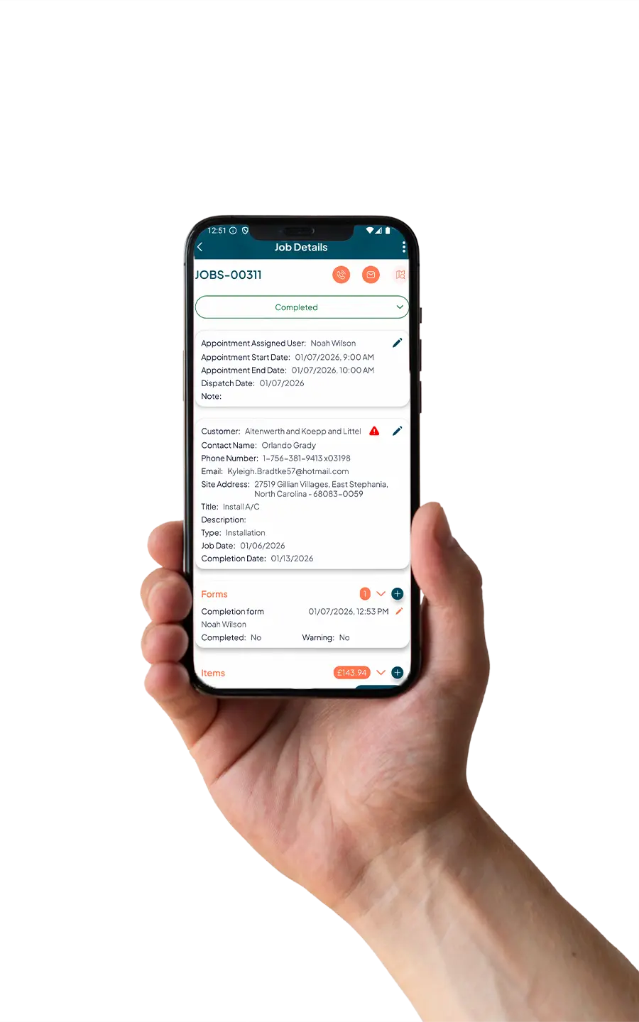 Mobile Field Service App for Trade Service Companies Mobile Field Service App for Trade Service Companies