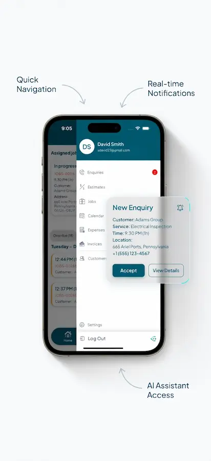 New Enquiry - Live Communication & Updates