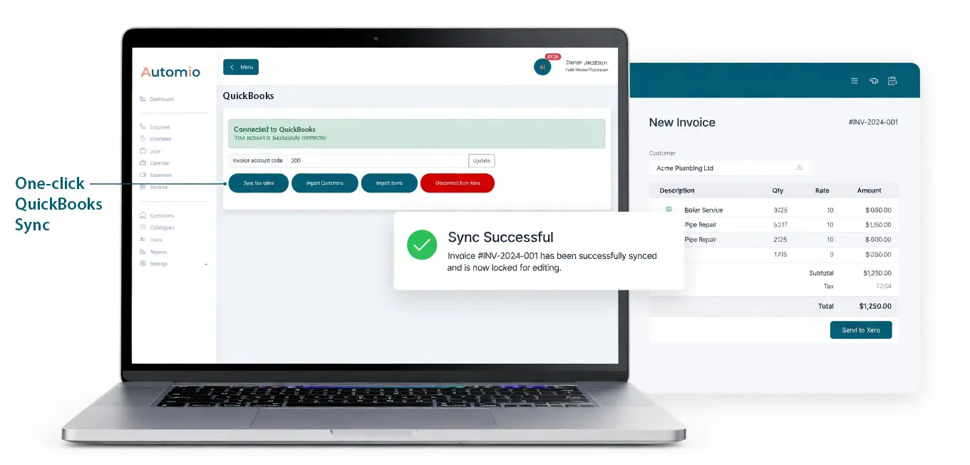 Seamless Quickbooks Accounting Integration for Tradesmen Seamless Quickbooks Accounting Integration for Tradesmen