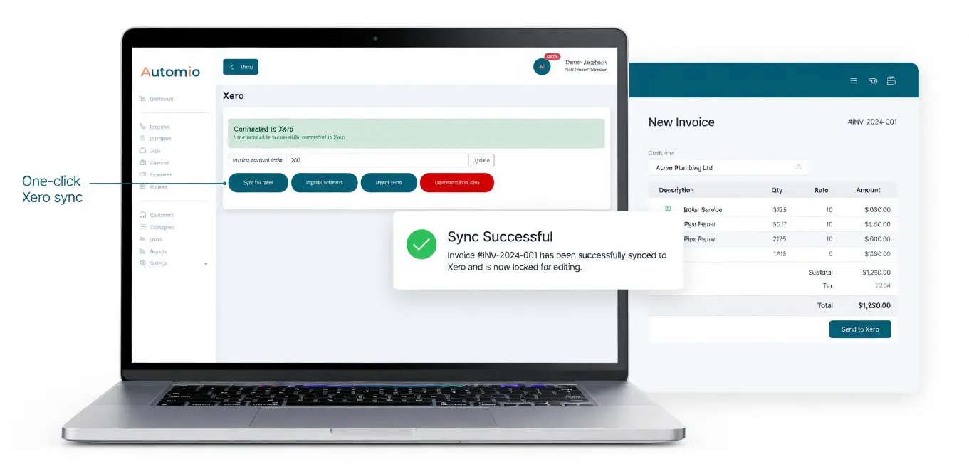 Seamless Xero Accounting Integration for Tradesmen Seamless Xero Accounting Integration for Tradesmen